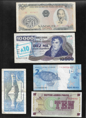 Set #106 15 bancnote de colectie (cele din imagini) foto