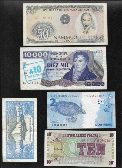 Set #106 15 bancnote de colectie (cele din imagini)