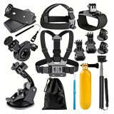 Kit 15in1 accesorii pentru camera de actiune GoPro Hero Asteroid GSM CamQuest SA15