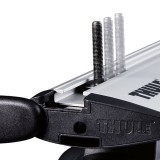 Adaptor T-track pentru cutie portbagaj Thule T-Track Adapter 697-6 697604, Aluminum