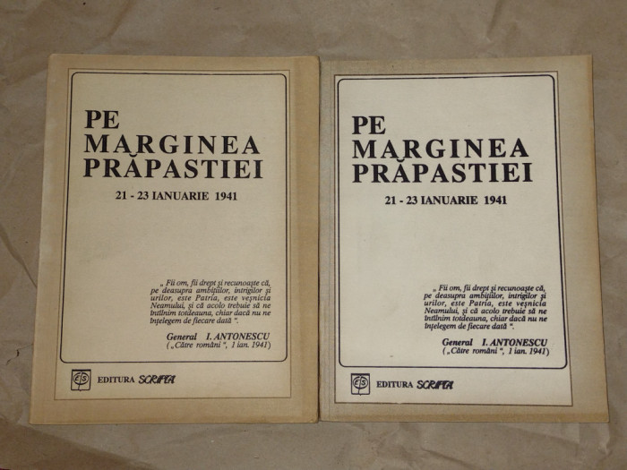 PE MARGINEA PRAPASTIEI 21 - 23 IANUARIE 1941