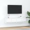 Gossi dulapuri tv 2 buc alb 60x31x25,5 cm lemn prelucrat