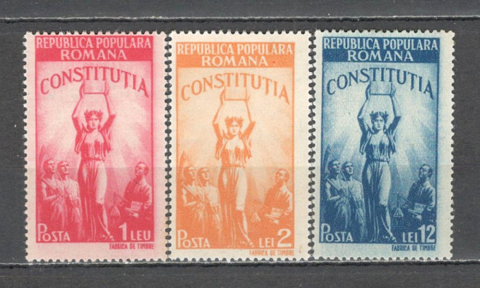 Romania.1948 Constitutia ZR.146