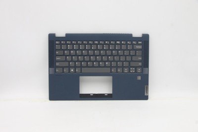Carcasa superioara cu tastatura palmrest Laptop, Lenovo, IdeaPad Flex 5-14ARE05 Type 81X2, 82DF, 5CB1B36461, 460.0MD05.0001, Fingerprint, Abyss Blue, foto