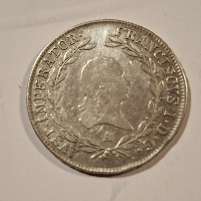 Austria 20 kreuzer 1810 A/Viena argint Francisc l foto