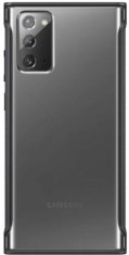 HUSA Smartphone Samsung, pt Galaxy Note 20, tip back cover (protectie spate), TPU, Clear Protective Cover, negru, &quot;EF-GN980CBEGEU&quot;