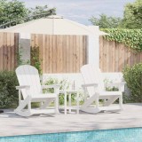 Fotolii Adirondack Marmite 2 pcs Alb 73.5 x 92 x 90 cm HDPE