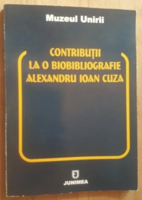 Contributii la o bibliografie Alexandru Ioan Cuza Virginia Isac foto