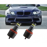 2 x BMW E70 E71 E60 E61 E90 E91 E92 E93 E63 E64 E82 E87 E89 40W Marker Faruri LED pentru Angel Eyes Alb