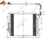NRF 350054 EASY FIT Condensator, climatizare
