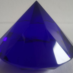Vintage Germany Rosenthal Diamond, cristal fatetat in forma de diamant