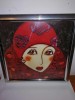 Madmoiselle Mona Blue Art print Franta reproducere Corinne Reignier