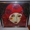 Madmoiselle Mona Blue Art print Franta reproducere Corinne Reignier