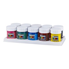 Culori Guase 10x25ml/Borcan PVC Nova Color NC-114