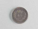 Moneda argint 1 1/2 pence 1860 Anglia #4000