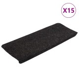 Cumpara ieftin Covorase scari autoadezive, 15 buc., antracit, 65x24,5x3,5 cm