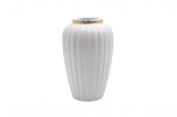 Cumpara ieftin Vaza Boom din ceramica, decorativa, 19 cm, alb