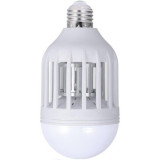 Bec LED antiinsecte cu lampa UV si capcana pentru tantari ZappLight LED 60W, E27, BulbHead