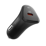 Spigen - Car Charger Essential (EV301) - Type-C, Super Fast Charging, Quantum Boost, PD30W - Black