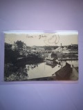 Carte postala Ocna Baile, iulie 1922, circulata, Fotografie, Ocna Sibiului