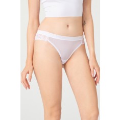 GS1190-2 Chilot brazilian din dantela florala si plasa fina