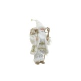 Santa White Golden cu sceptru 45 cm, Inart