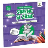 Creeaza Povesti Cu... Sirene Si Zane, - Editura Gama