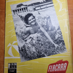 revista flacara 11 iulie 1959-articol si foto loc. tandarei,delta dunarii