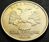 Moneda 2 RUBLE - RUSIA, anul 1998 *cod 1757 B = A.UNC, Europa