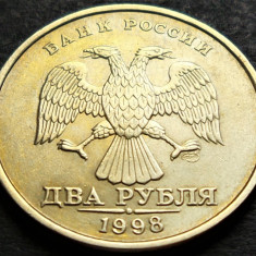 Moneda 2 RUBLE - RUSIA, anul 1998 *cod 1757 B = A.UNC