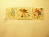 Serie mica RFG 1991 - Sport , 3 valori stampilate, Stampilat