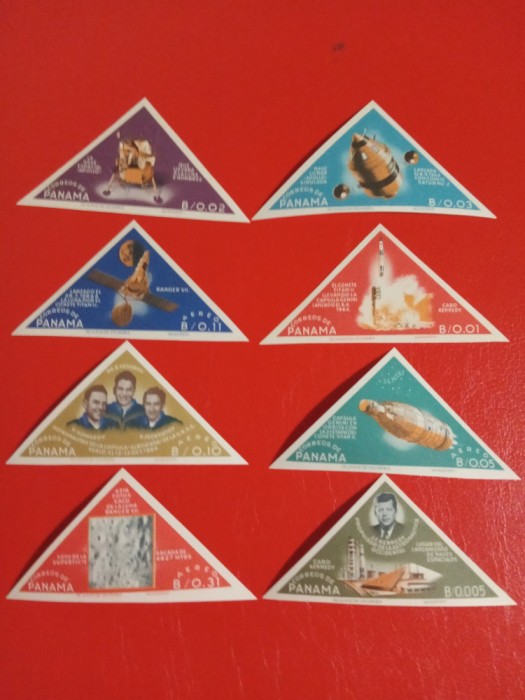 PANAMA, SPACE - SERIE COMPLETĂ MNH IMPERF.