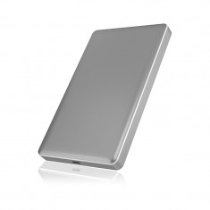 Rack HDD RaidSonic IcyBox IB-245-C31-G 2.5 SATA HDD/SSD 9.5mm USB 3.1 Type-C Argintiu foto