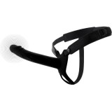 Dildo strap-on scobite - Dorinta Ascunsa Infern Strap-on cu Dildo Realist 20cm Scobit Gol in Interior cu Inel de Prindere de Testicule si...