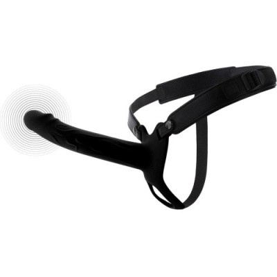 Dildo strap-on scobite - Dorinta Ascunsa Infern Strap-on cu Dildo Realist 20cm Scobit Gol in Interior cu Inel de Prindere de Testicule si... foto