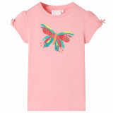 Tricou pentru copii, roz, 104 GartenMobel Dekor, vidaXL