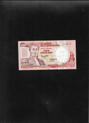 Columbia 100 pesos oro 1985 seria23740191 foto