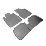 Set de 4 covorase cauciuc 3D stil tavita premium pentru Nissan Murano Z51 2008-2016, Recambo