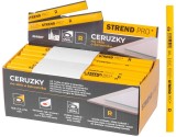 Creion pentru sticla si ceramica Strend Pro, 176 mm, mina rosie, oval, Sellbox 72 buc