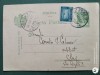 Regalitate Romania , carte postala corespondenta circulata ,corepondenta financiar -comerciala avocat, Printata