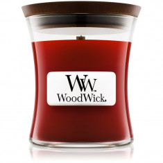 Woodwick Cinnamon Chai lumânare parfumată cu fitil din lemn 85 g