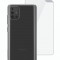 Husa + folie de protectie pentru Samsung Galaxy A71, SKECH Matrix SE, Transparent