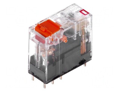 Releu electromagnetic DPDT 24VAC 15A foto