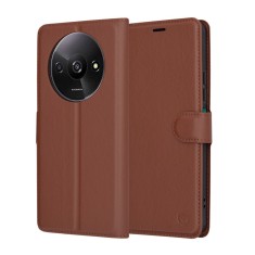 Husa Xiaomi Redmi A3 Techsuit Leather Folio, maro foto
