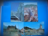 HOPCT LOT 3585 -4 CARTI POSTALE- BRASOV-NECIRCULATE