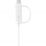 Cablu date Samsung EP-DG930DWEGWW, Combo (Type-C &amp; Micro USB), Alb