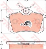 Set placute frana,frana disc AUDI A8 (4D2, 4D8) (1994 - 2002) TRW GDB1504