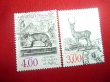 2 Valori stampilate din Seria Fauna 1988 Franta, Stampilat