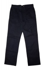 Pantaloni casual din bumbac George, croiala dreapta, talie inalta, pentru barbati, Bleumarin foto