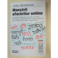 MAESTRII AFACERILOR ONLINE-JOHN MIDDLETON 2012